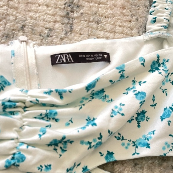 Zara Floral Cut Out Dress - Picture 14 of 15